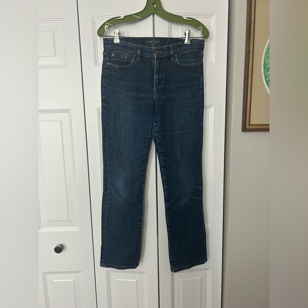 Lauren Jeans Co. Lauren Ralph Lauren Women's 6P Y2K Classic Straight Blue Jeans